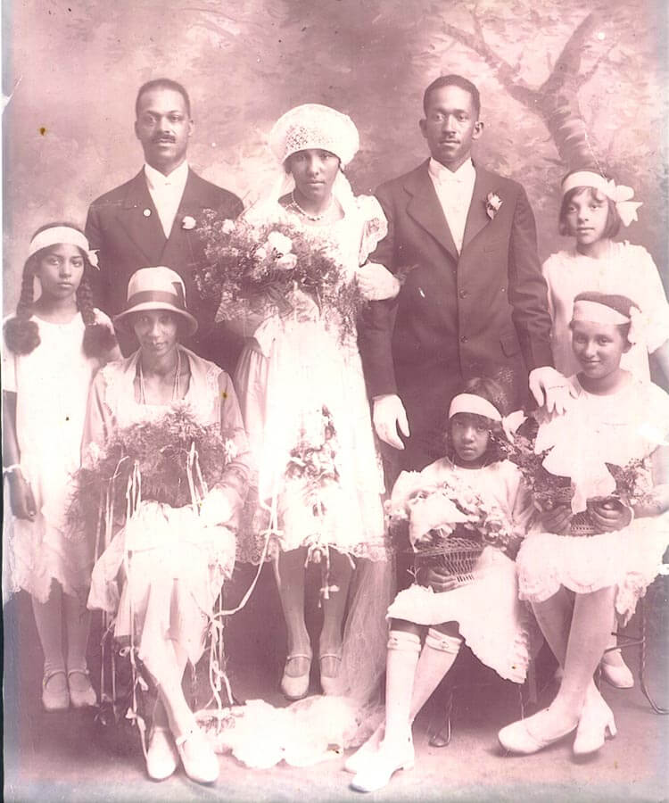 Wedding party.